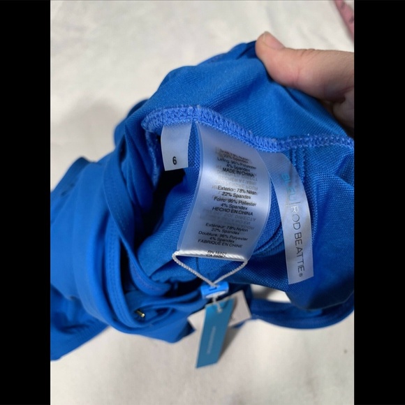 NWD Bleu by Rod Beattie Basket Weave One-Piece 6 - Picture 8 of 12